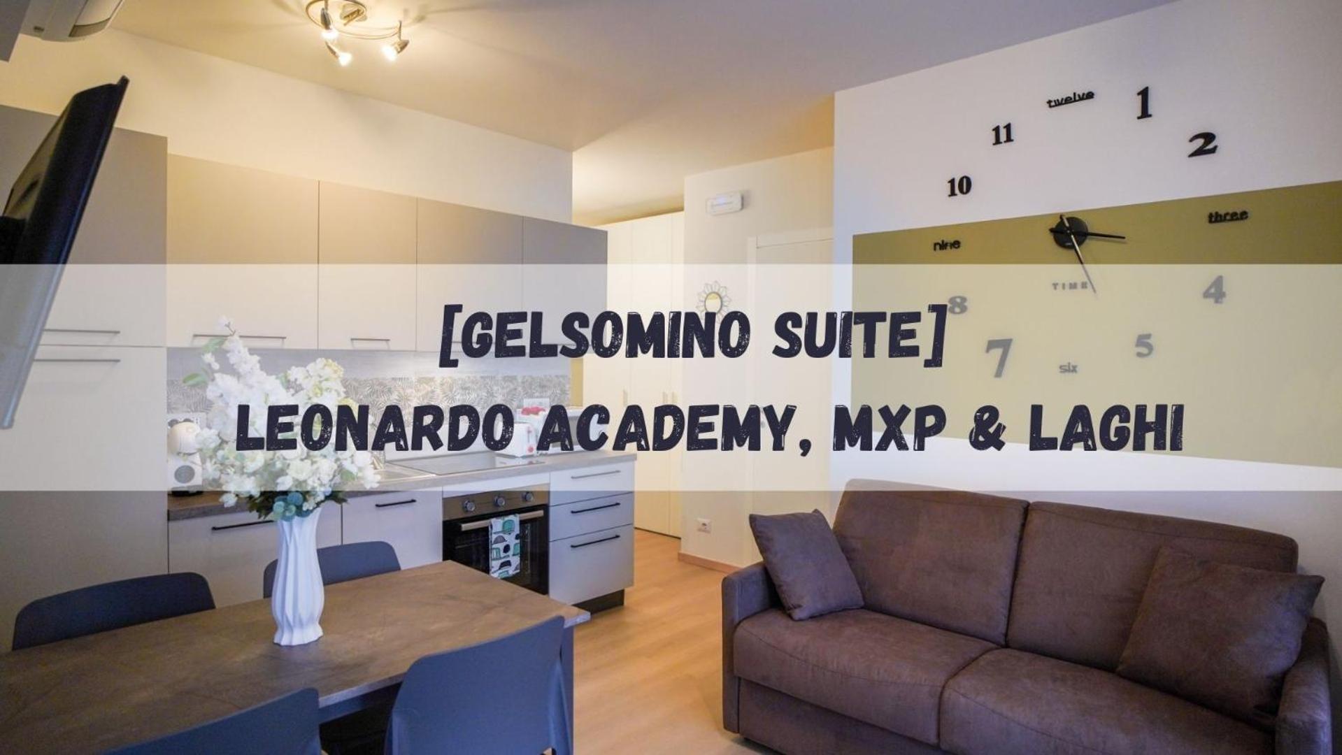 Gelsomino Suite Leonardo Academy, Mxp & Laghi Sesto Calende Exterior foto